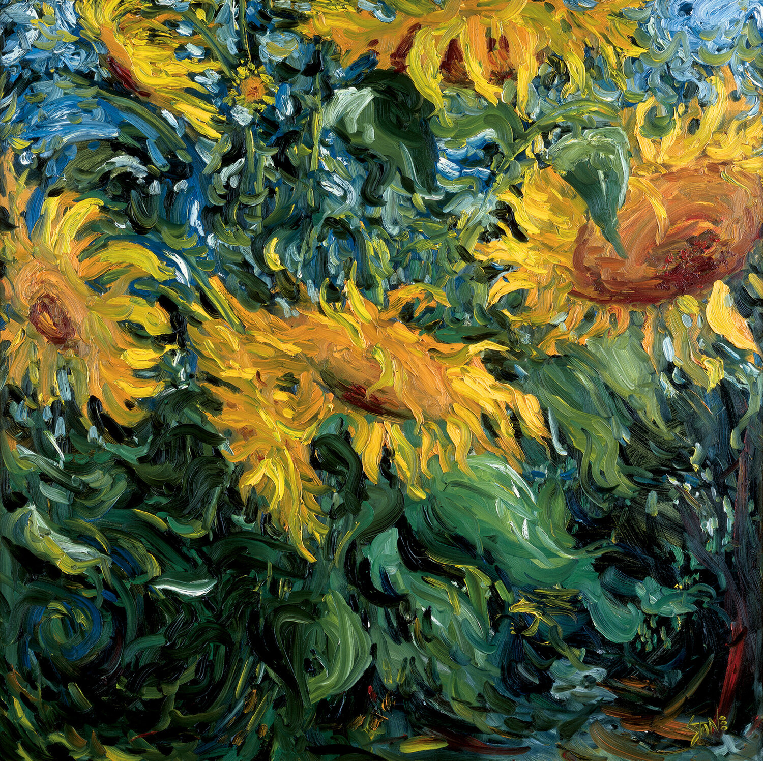 Sunflowers Paulina Bill Stone