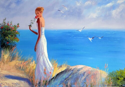 Farewell Summer di Elena Lukina, Pittura in vendita su Singulart