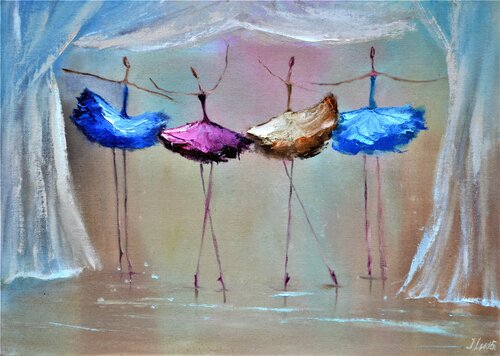 Little ballet dancers Elena Lukina