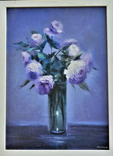 Gentle roses von Elena Lukina, Druck kaufen auf Singulart