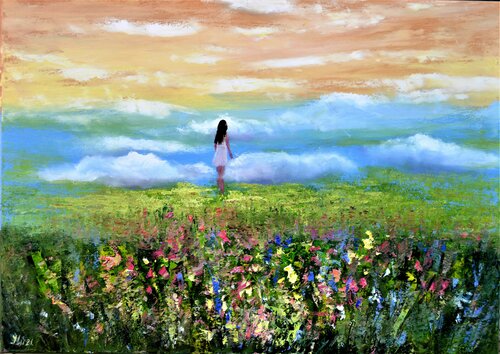 Dreams Come True di Elena Lukina, Pittura in vendita su Singulart