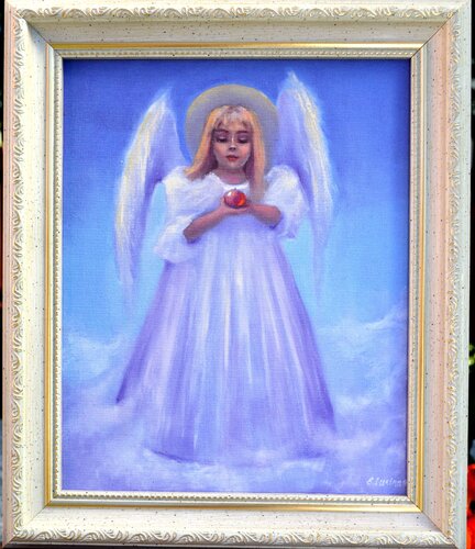 An Angel's Gift by Elena Lukina, Print for Sale on Singulart