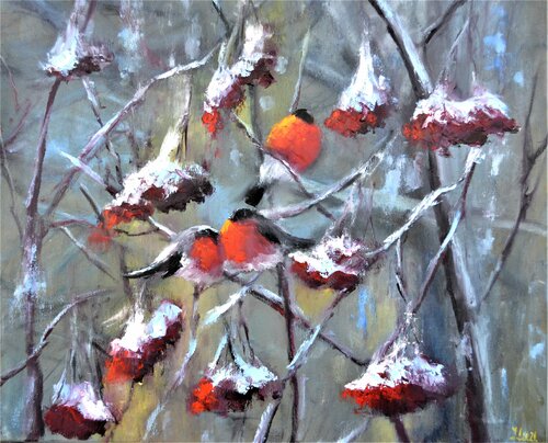 Winter sketch di Elena Lukina, Pittura in vendita su Singulart