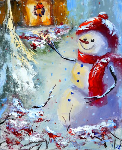 Welcome! de Elena Lukina, Pintura a la venta en Singulart