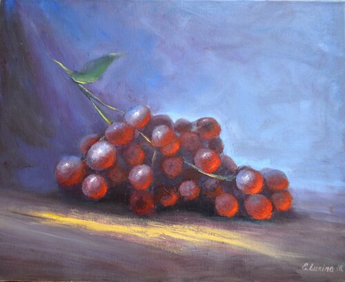 Bunch of grapes van Elena Lukina, Schilderij te koop op Singulart