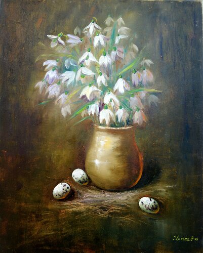 Easter mood de Elena Lukina, Pintura a la venta en Singulart