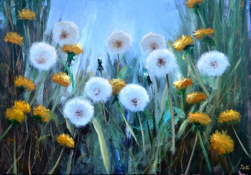 Sunny dandelions Elena Lukina