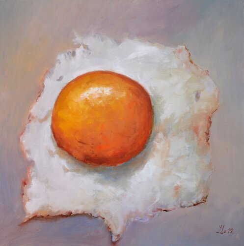 Just scrambled eggs von Elena Lukina, Malerei kaufen auf Singulart
