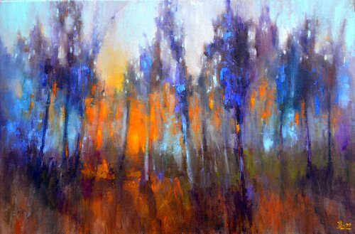 Saturday evening in November von Elena Lukina, Malerei kaufen auf Singulart