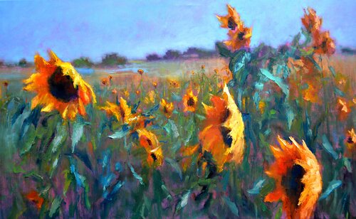The Pulse of Radiance by Elena Lukina, Painting for Sale on Singulart