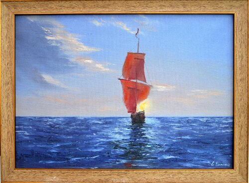 Scarlet Sails van Elena Lukina, Afdruk te koop op Singulart