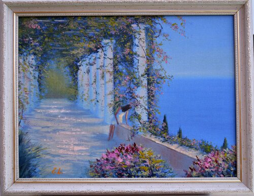 Sunny terrace di Elena Lukina, Stampa in vendita su Singulart