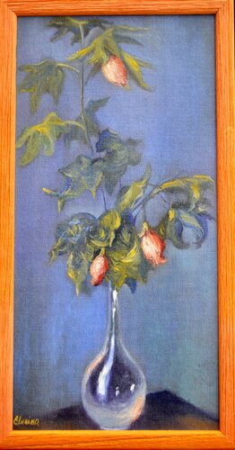Inspired by Monet "Flowers in a vase" van Elena Lukina, Afdruk te koop op Singulart