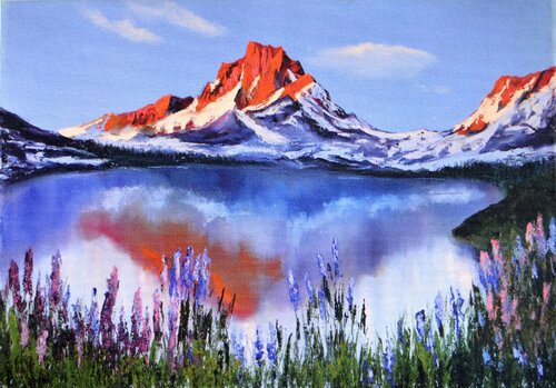 Terracotta Mountains di Elena Lukina, Stampa in vendita su Singulart