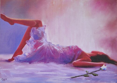 In the Arms of the Angel 30X40 Elena Lukina