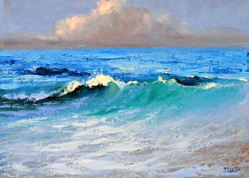 Beautiful seascape von Elena Lukina, Malerei kaufen auf Singulart