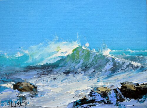 Sea 24-2024 di Elena Lukina, Pittura in vendita su Singulart