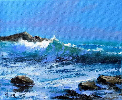 Sea 25-2024 von Elena Lukina, Malerei kaufen auf Singulart