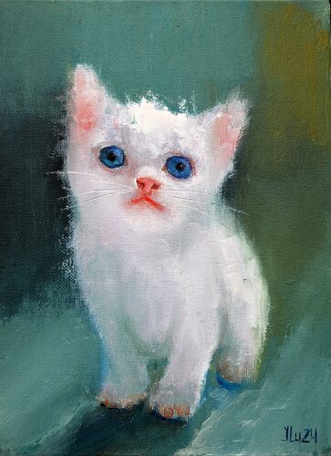 Cute baby van Elena Lukina, Schilderij te koop op Singulart