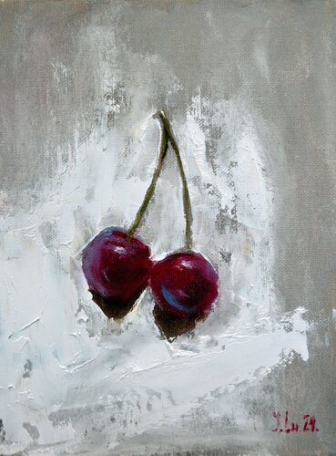 Cherries di Elena Lukina, Pittura in vendita su Singulart