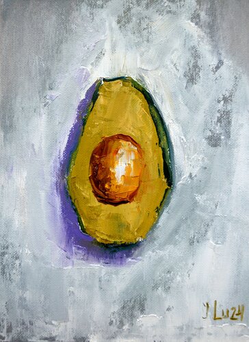 Avocado von Elena Lukina, Malerei kaufen auf Singulart