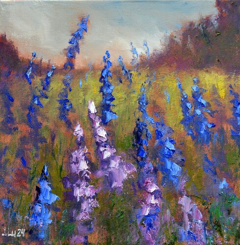 Field of lupines Elena Lukina
