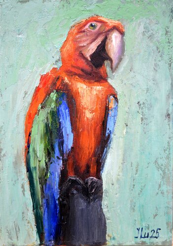 Macaw Parrot von Elena Lukina, Malerei kaufen auf Singulart
