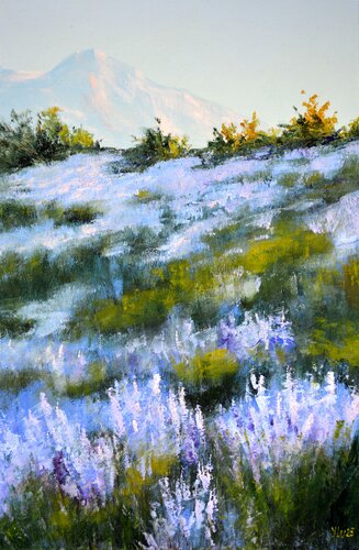 Albedo: The Morning Ethereal van Elena Lukina, Schilderij te koop op Singulart