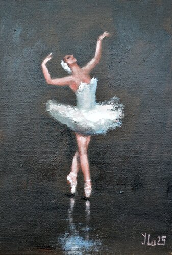 Swan by Elena Lukina, Painting for Sale on Singulart