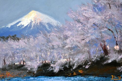 Purple Twilight over Fuji Elena Lukina