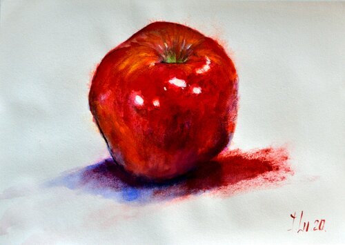 Red Accent von Elena Lukina, Malerei kaufen auf Singulart