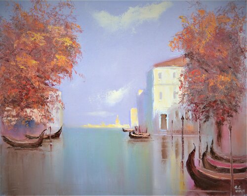 Sunny Venice di Elena Lukina, Pittura in vendita su Singulart