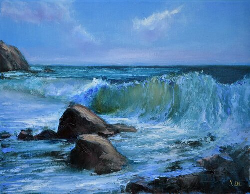 Tide Time von Elena Lukina, Malerei kaufen auf Singulart