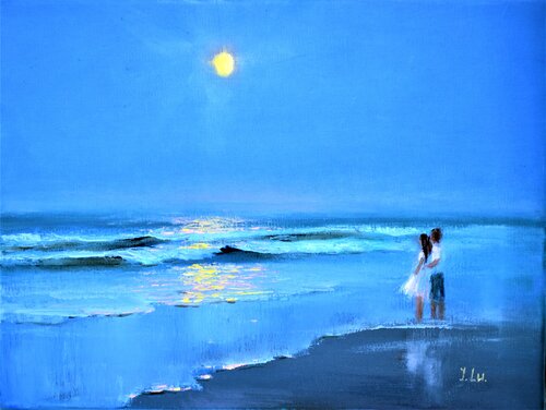 Sea Romance von Elena Lukina, Malerei kaufen auf Singulart