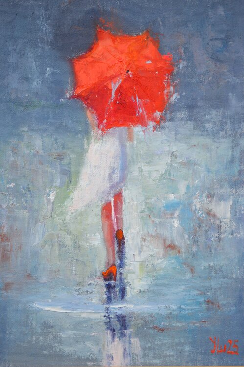A warm summer rain Elena Lukina
