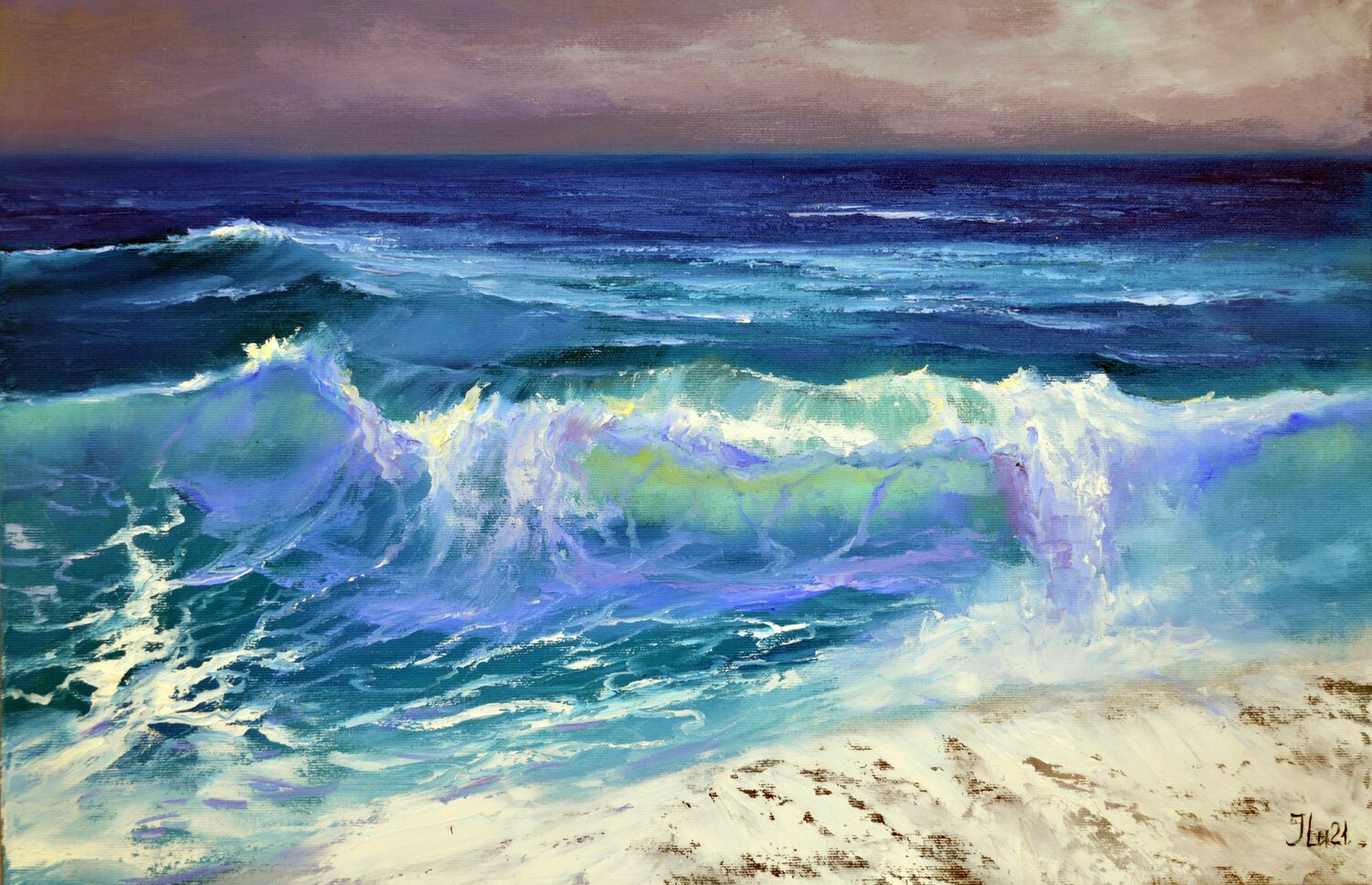 Crystal wave Elena Lukina