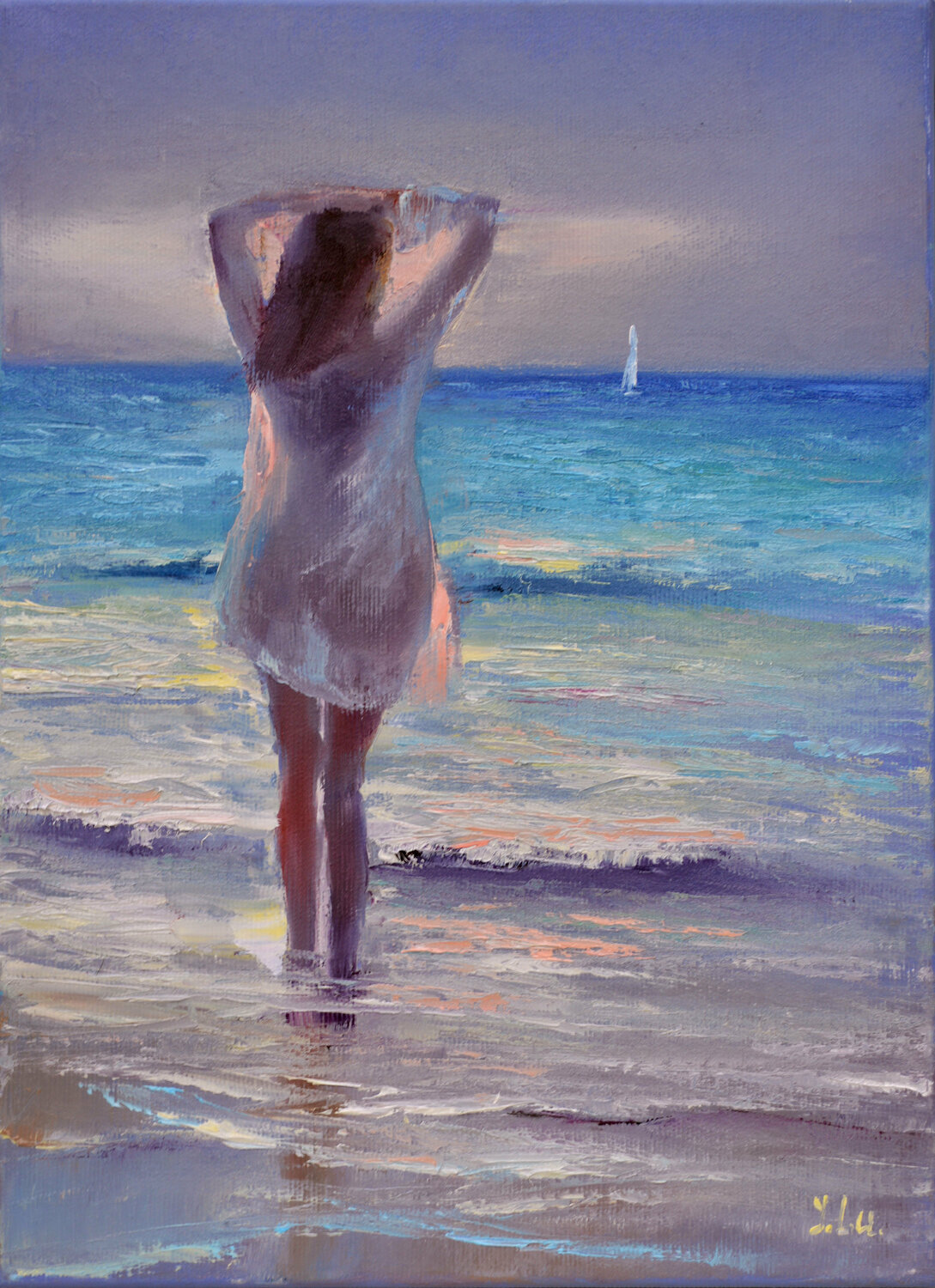 At sunset Elena Lukina