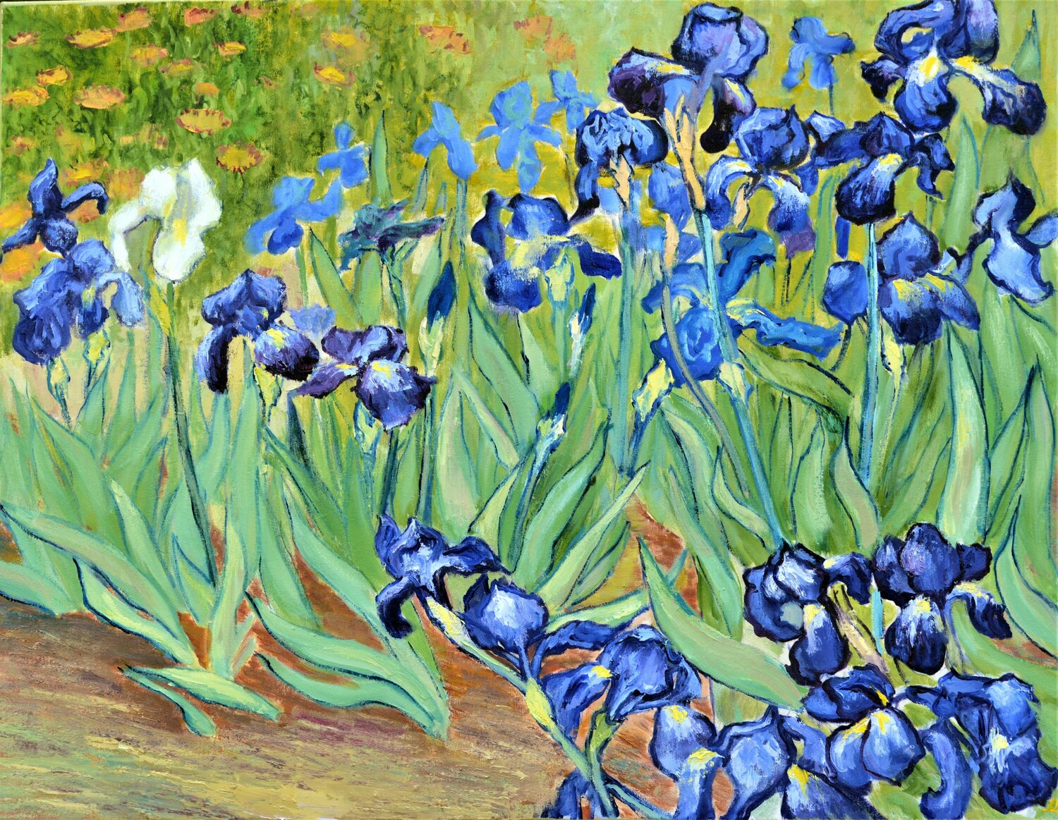 Indigo Resonance: A Dialogue with Van Gogh Elena Lukina