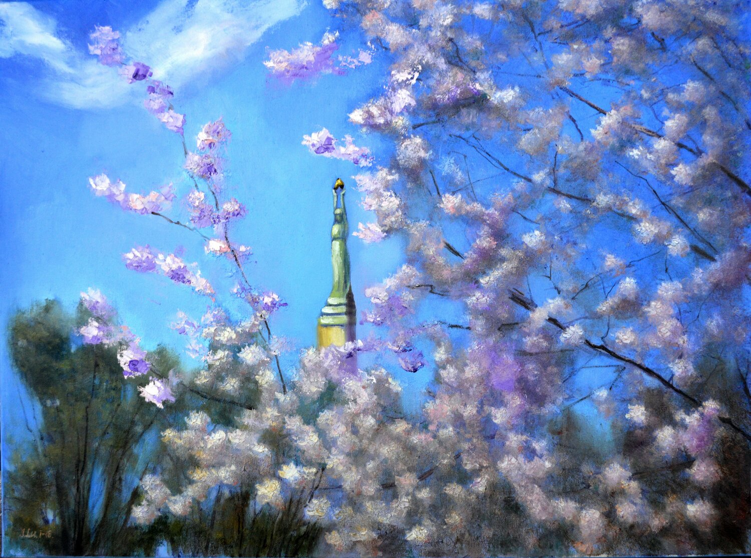 Riga city. Spring. Elena Lukina
