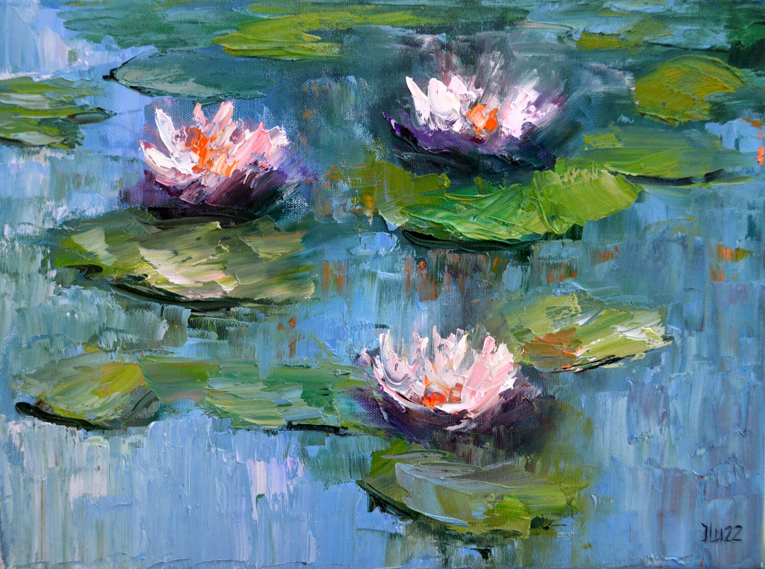 Water lilies Elena Lukina