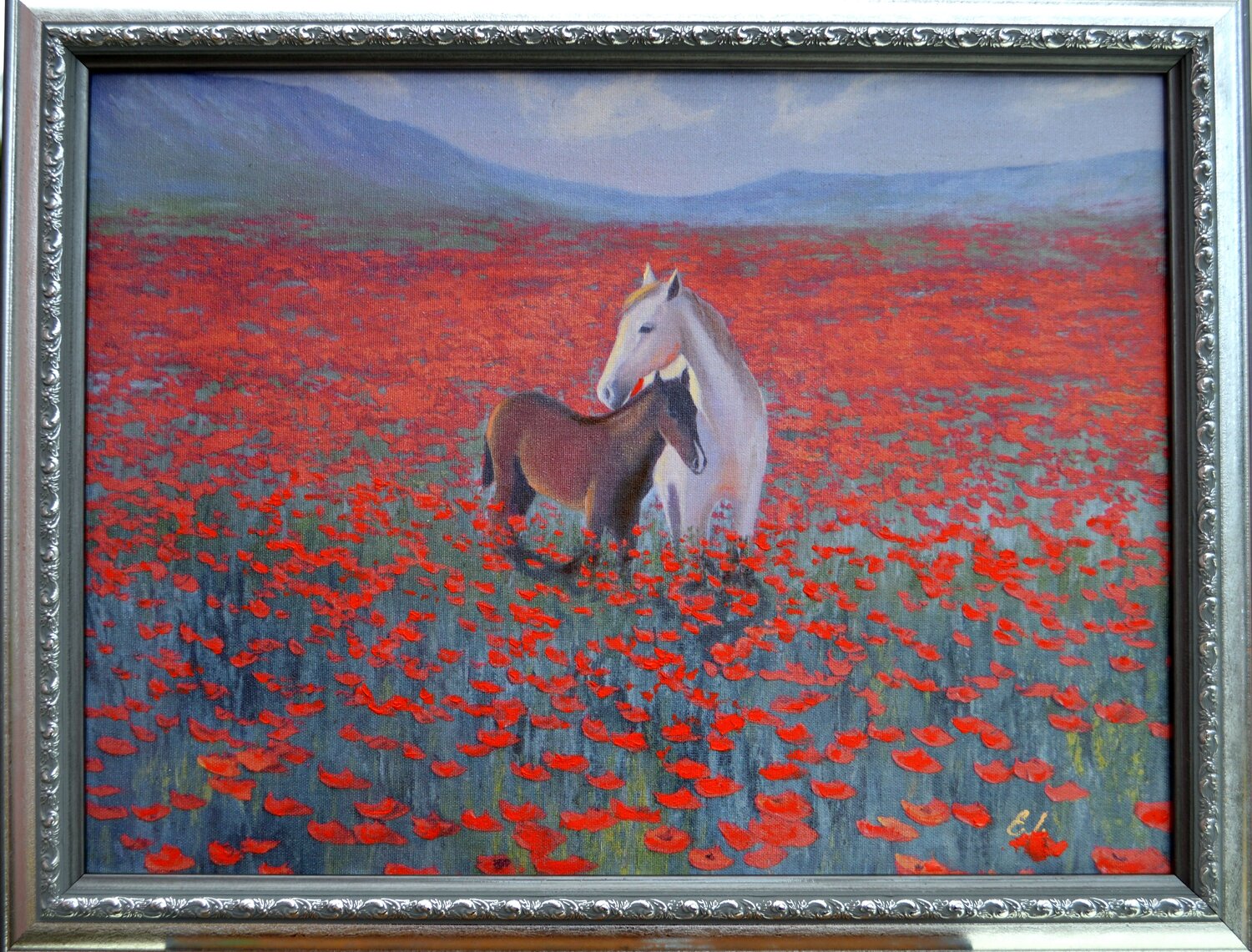 Field of poppies Elena Lukina