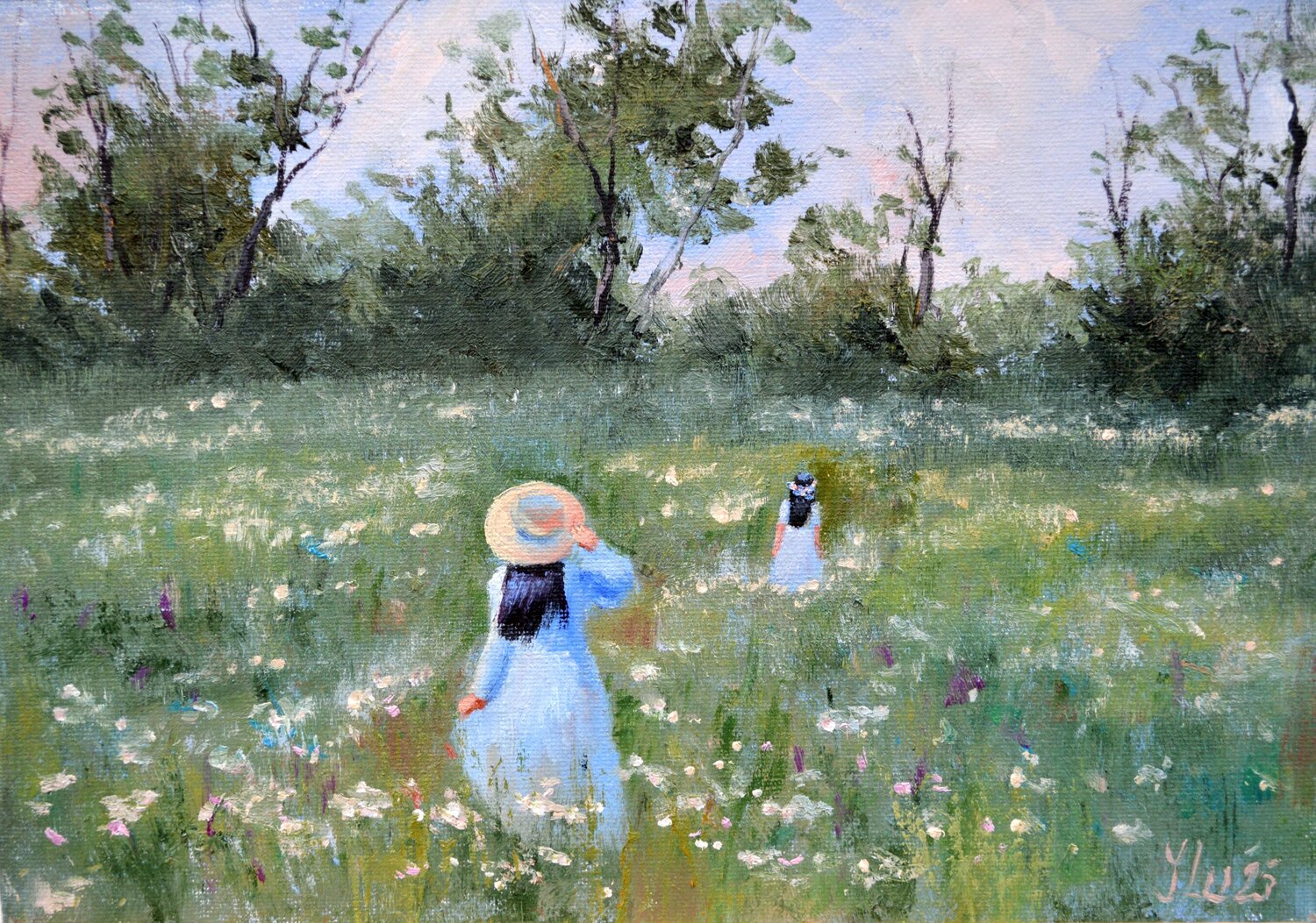In the wildflowers Elena Lukina