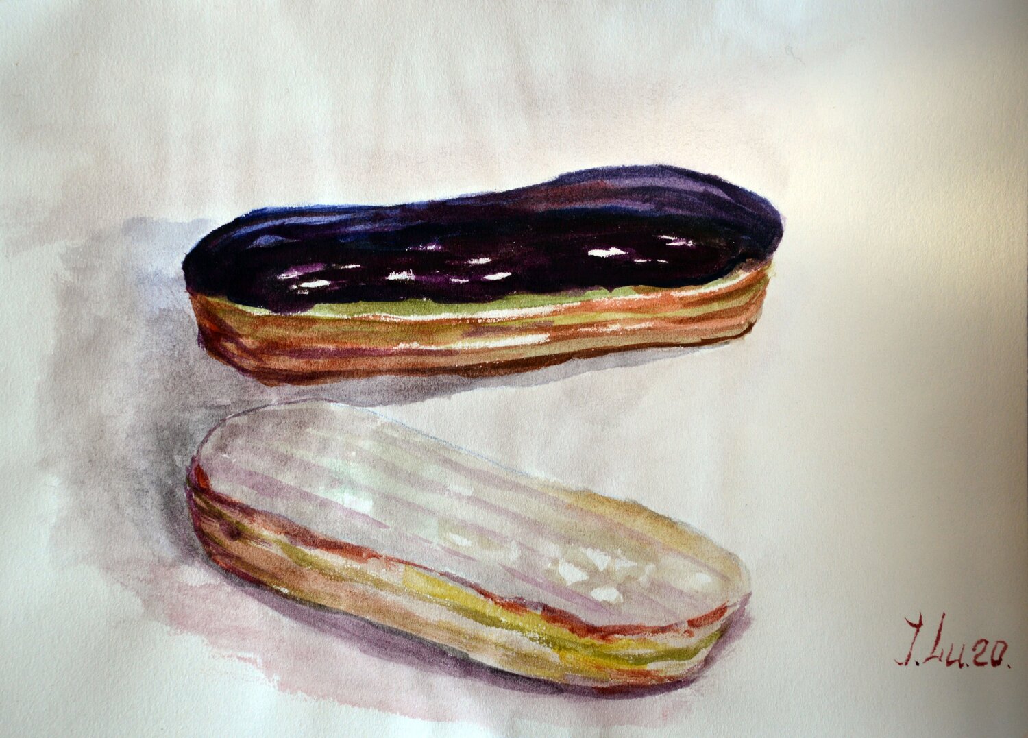 Eclairs: Glazed Silence Elena Lukina