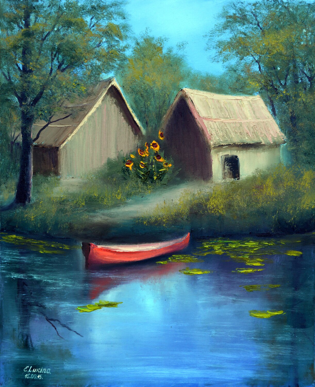 Barn Idyllic Elena Lukina
