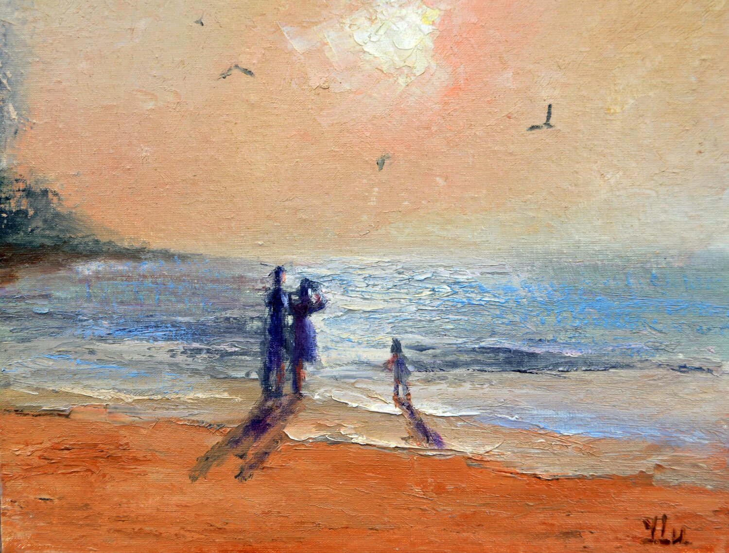 During Sunset Elena Lukina