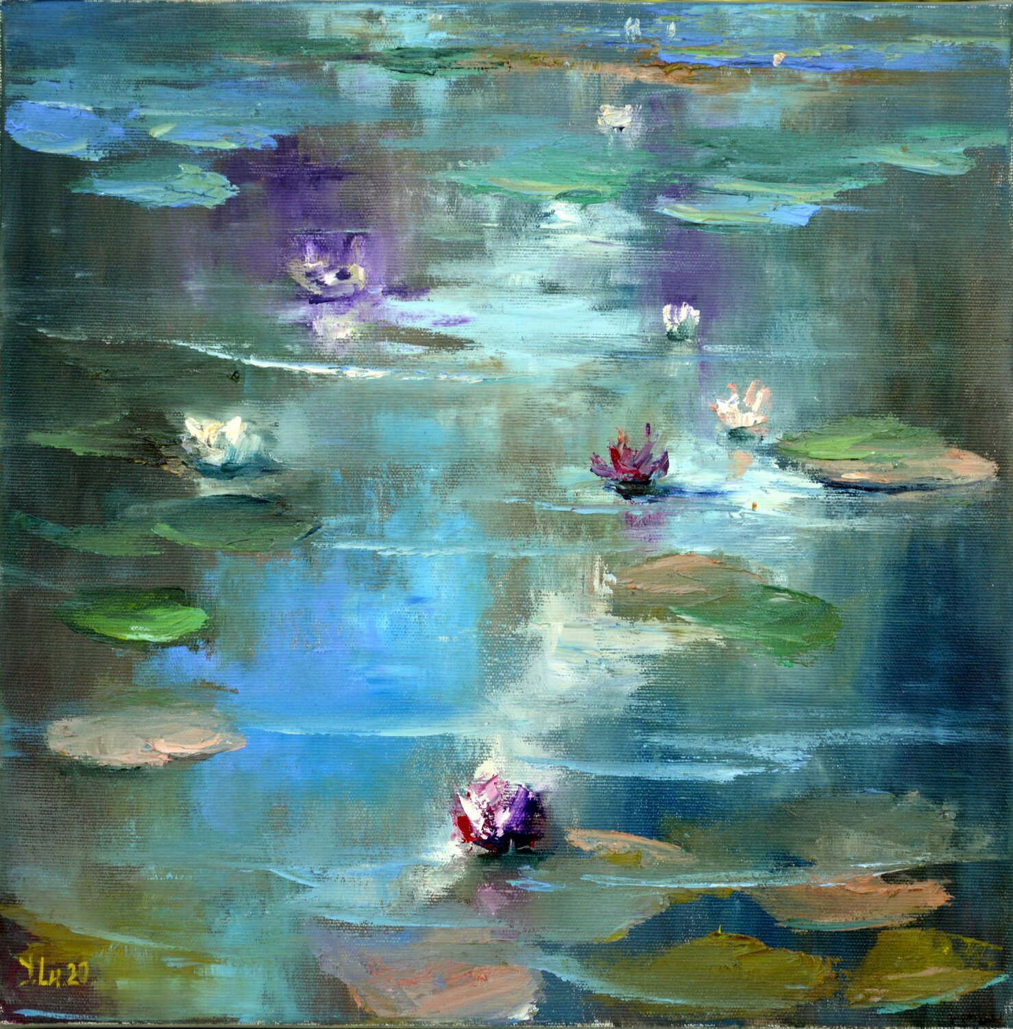 The magic of water lilies Elena Lukina