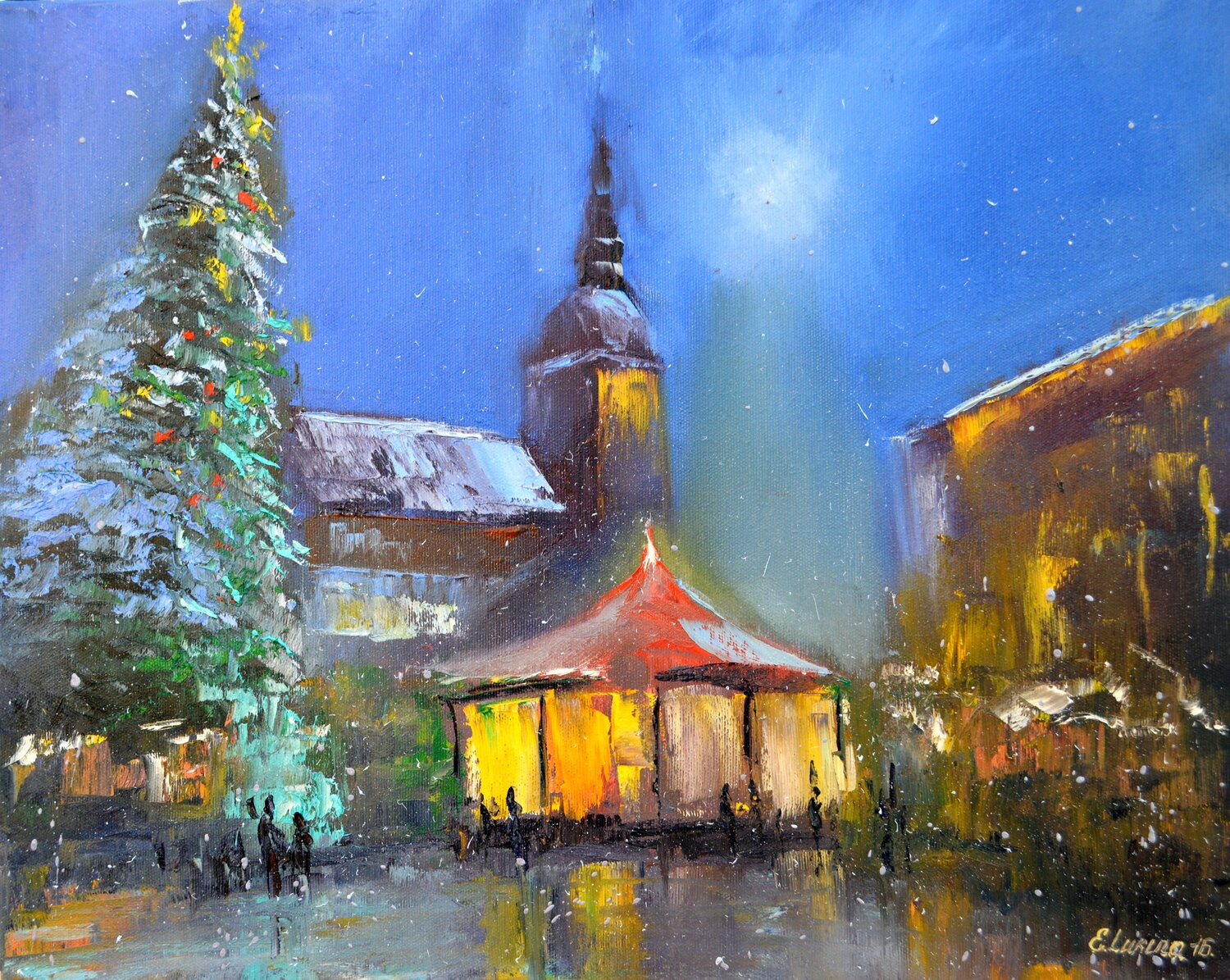 Christmas Market at Dome square Elena Lukina