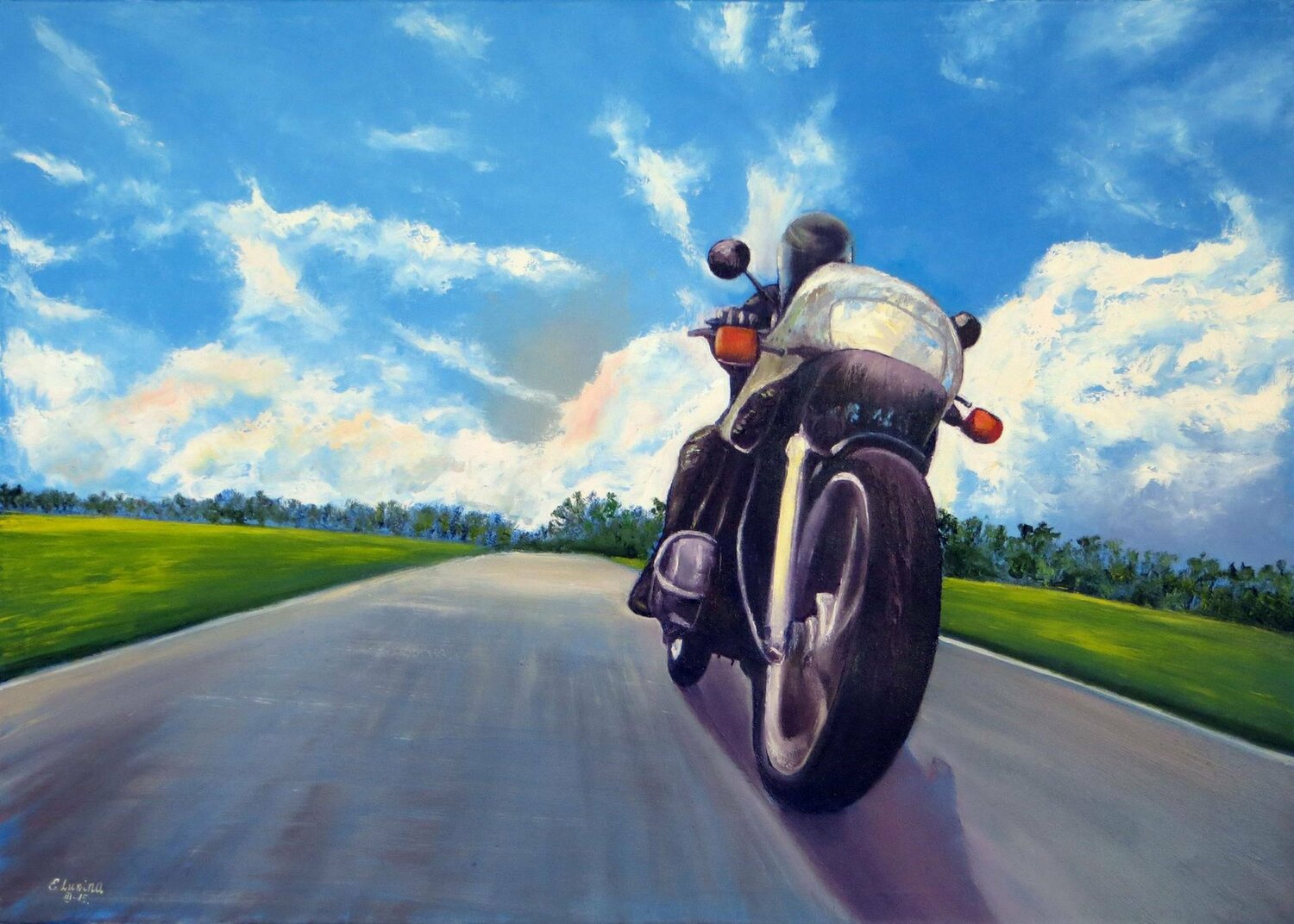 Blue Sky Road Elena Lukina