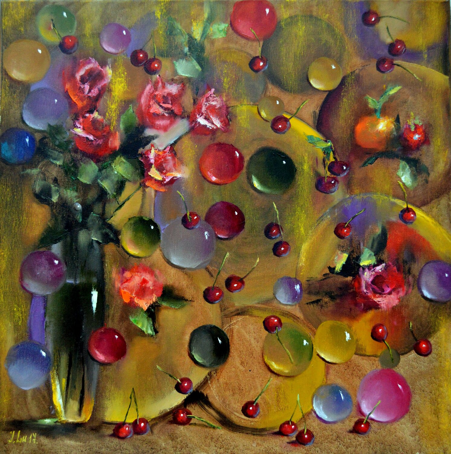 Abstract flowers Elena Lukina