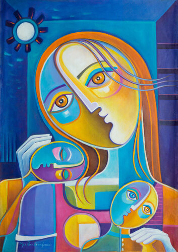 Mother # 7 van Marlina Vera, Schilderij te koop op Singulart
